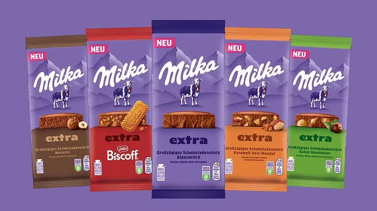 Milka introduceert nieuw formaat ook op de Duitse markt