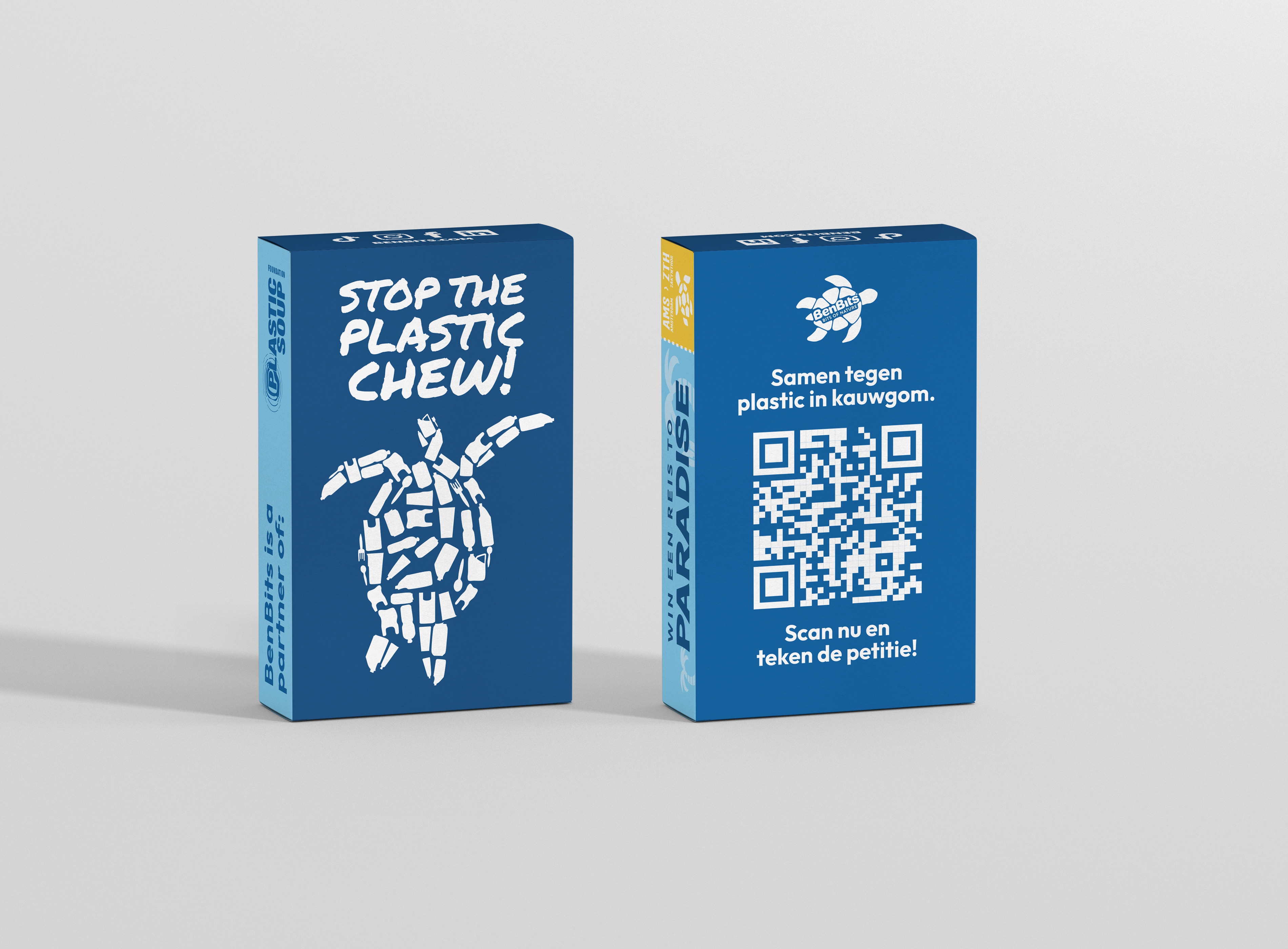 BenBits voert actie tegen plastic in kauwgum