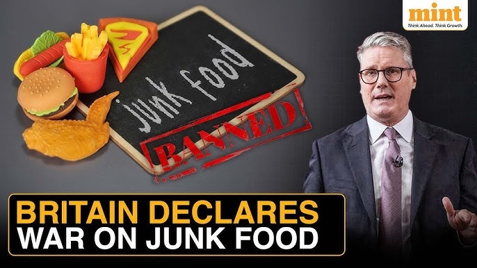 Reclames voor ongezonde producten in VK voor het eerst offline gehaald