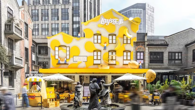 PepsiCo experimenteert met Lays restaurant in Shanghai