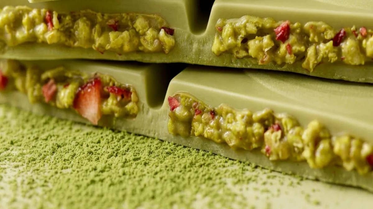 Lindt vertaalt matcha chocolade naar mode